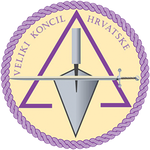 Logotip Veliki Koncil Slobodnih Zidara Kripte Hrvatske